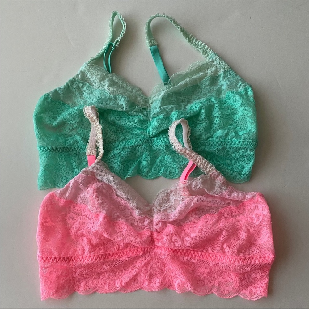 Victoria’s Secret PINK Bralette Top Set Size M
